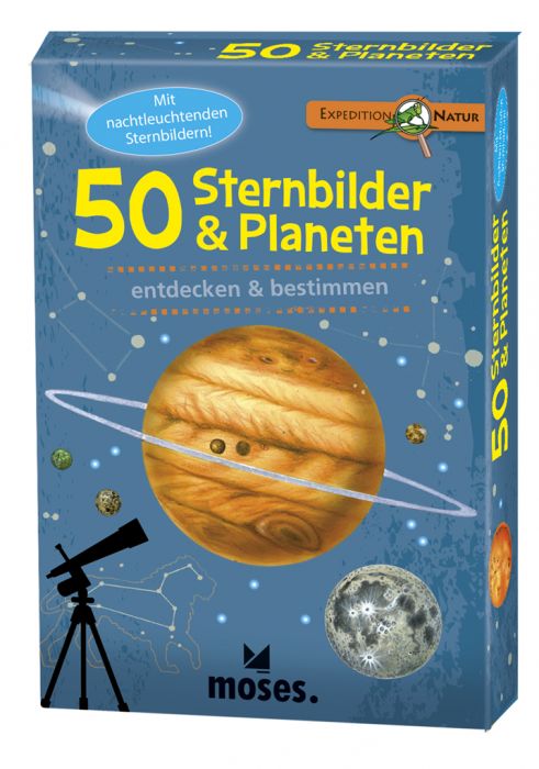 50 Sternbilder und Planeten // Kartenset Expedition Natur