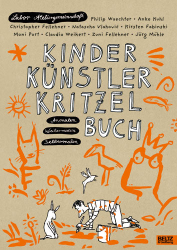 Kinder Künstler Kritzelbuch // Kreatives Malbuch