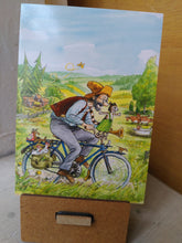 Lade das Bild in den Galerie-Viewer, Postkarte *Fahrrad* // Pettersson und Findus
