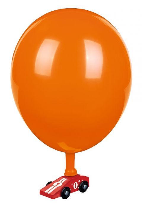 Luftballonauto // PhänoMINT Entdeckerspielzeug Moses Verlag
