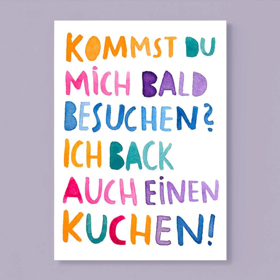Postkarte * Kuchen * // Frau Ottilie