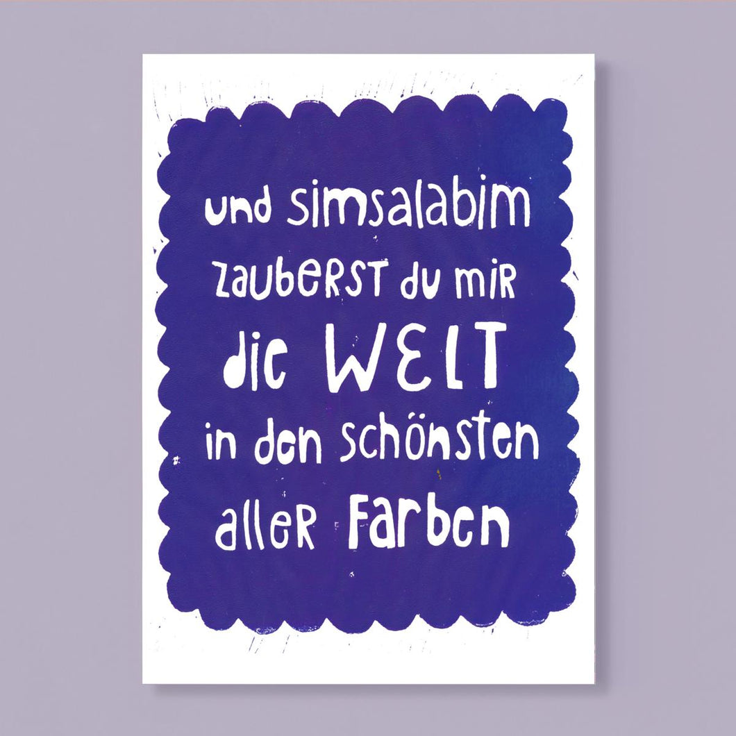 Postkarte * simsalabim * // Frau Ottilie
