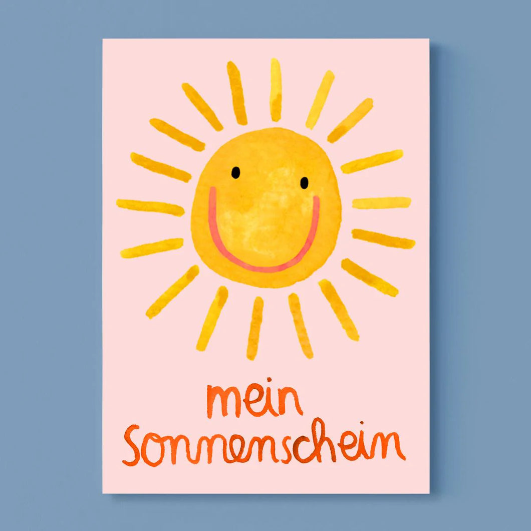 Postkarte * mein Sonnenschein * // Frau Ottilie