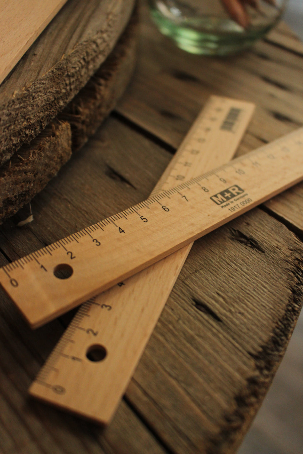 Holz Lineal // 17cm und 30cm
