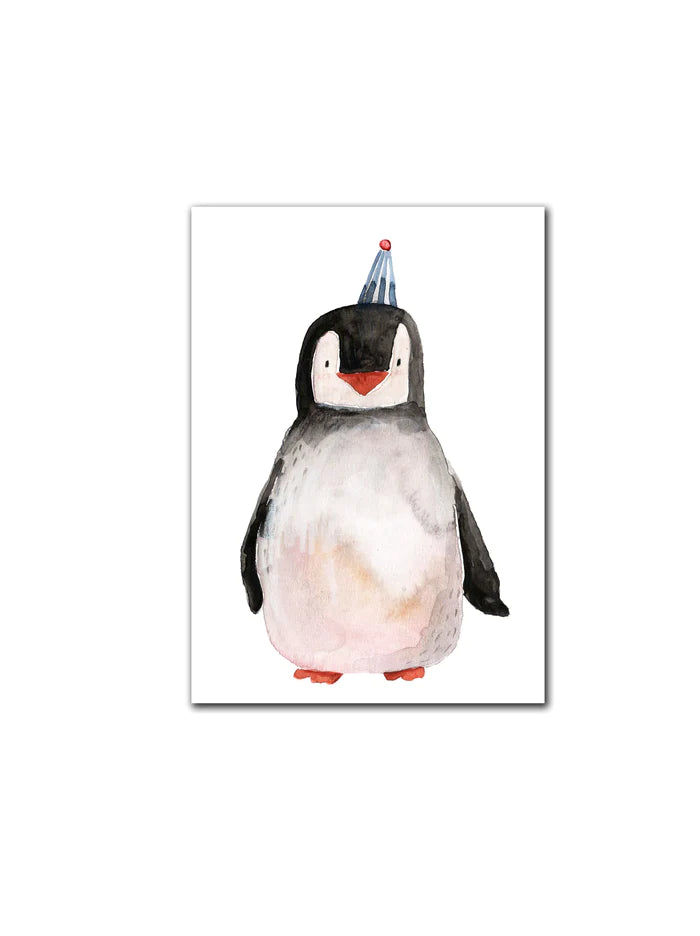 Postkarte * Pinguin * // Halfbirdmona