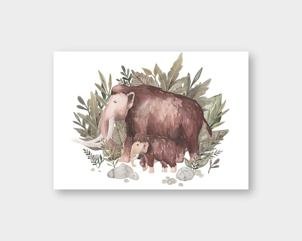 Postkarte * Mammuts * // Nataskalia