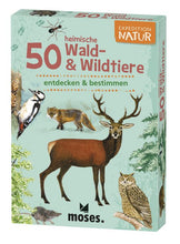 Lade das Bild in den Galerie-Viewer, 50 heimische Wald- und Wildtiere // Kartenset Expedition Natur
