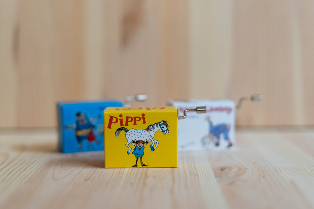 Mini-Spieluhr // Pippi Langstrumpf von Astrid Lindgren
