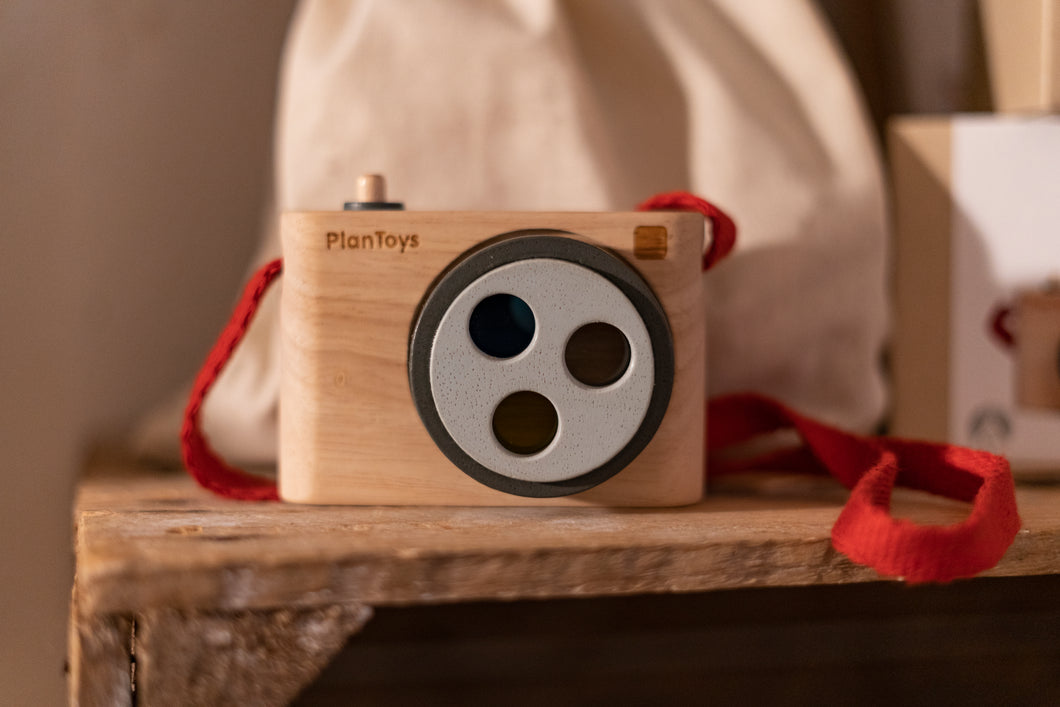 Kinder Kamera von PlanToys // Holz-Kamera mit Farbfilter