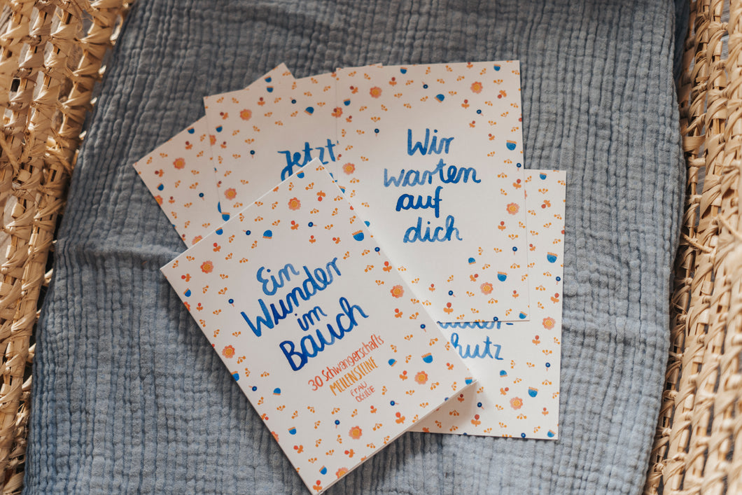Meilensteinkarten // Frau Ottilie // Baby & Schwangerschaft Meilensteine